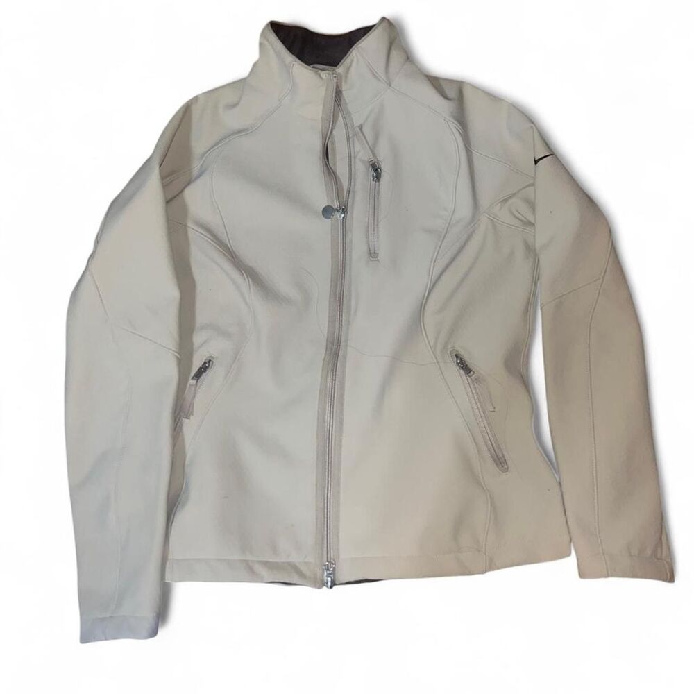 Nike Women's Nike Fit Therma Cream Full Zip Up Jacket SZ L